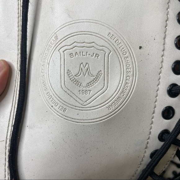 White tall combat boots size 6.5 - Picture 6 of 6